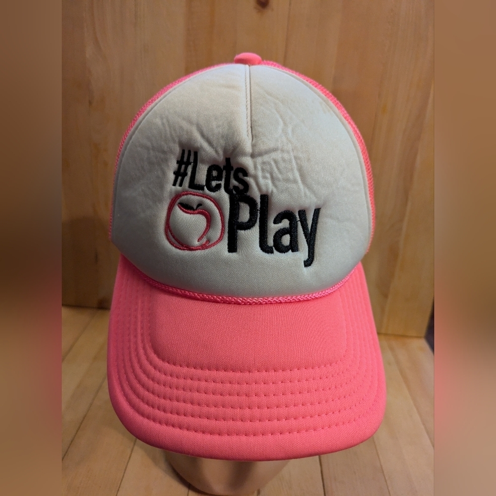 Explosion Let's Play Pink and White Woman Cap - Picture 2 of 6